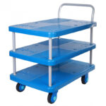 CHARIOT PLATEFORME 300 KG 3 PLATEAUX
