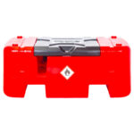 CUVE CADDY RAVITAILLEUR PE MOBILE 210L DIESEL-GASOIL AVEC POMPE 12V ET PISTOLET AUTOMATIQUE