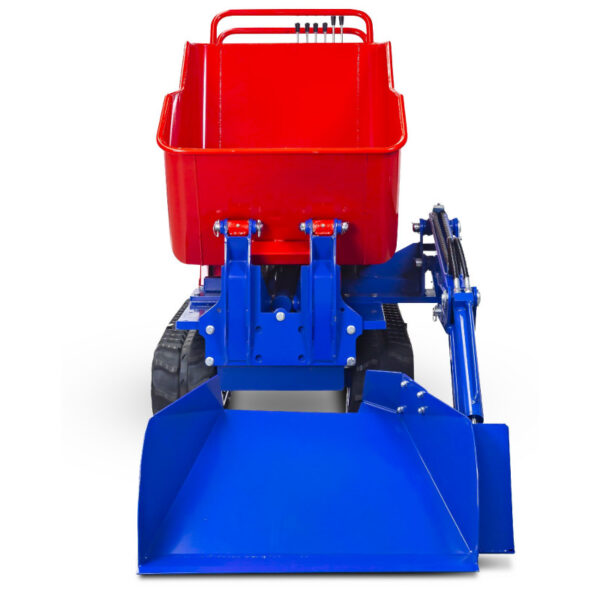 DUMPER HYDROSTATIQUE À CHENILLES AVEC PELLE 80 KG, BENNE 800 KG ET MOTEUR HONDA – Image 11
