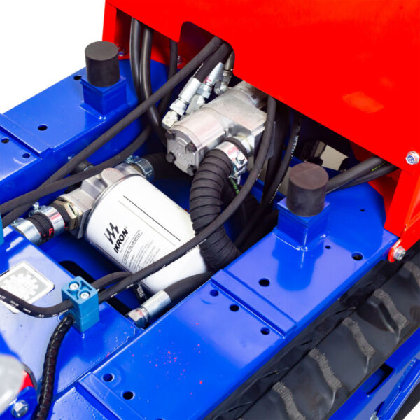 DUMPER HYDROSTATIQUE À CHENILLES AVEC PELLE 80 KG, BENNE 800 KG ET MOTEUR HONDA – Image 13