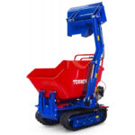 DUMPER HYDROSTATIQUE À CHENILLES AVEC PELLE 80 KG, BENNE 800 KG ET MOTEUR HONDA