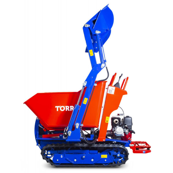 DUMPER HYDROSTATIQUE À CHENILLES AVEC PELLE 80 KG, BENNE 800 KG ET MOTEUR HONDA – Image 7