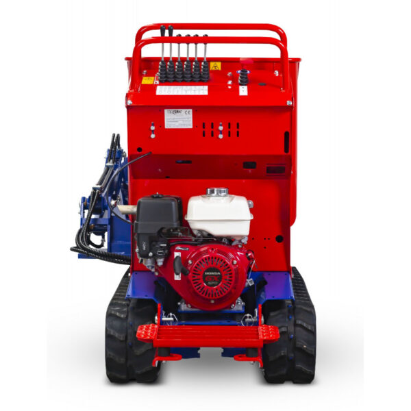 DUMPER HYDROSTATIQUE À CHENILLES AVEC PELLE 80 KG, BENNE 800 KG ET MOTEUR HONDA – Image 10