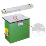 EBAVUREUSE AVEC FRAISE ROTATIVE EN MÉTAL DUR ET RAIL DE GUIDAGE