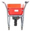 BROUETTE ÉLECTRIQUE À BATTERIE 80 LITRES 150 KG AVEC BENNE MÉTALLIQUE – Image 3