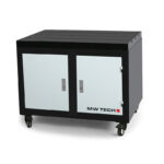 ETABLI MOBILE AVEC PLATEAU EN FONTE 800X600X875 MM