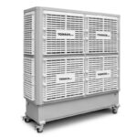 RAFRAÎCHISSEUR D'AIR ÉVAPORATIF INDUSTRIEL MOBILE LARGE 40000 M³/H