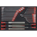 JEU DE CLÉ & LIMES 32PCS EVA-TRAY