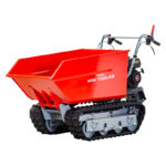 MINI DUMPER À CHENILLES 6,5 CH SURÉLEVÉES ET MONTE-ESCALIERS 500 KG