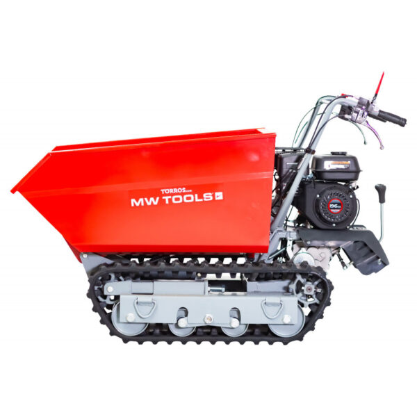 MINI DUMPER À CHENILLES 6,5 CH SURÉLEVÉES ET MONTE-ESCALIERS 500 KG – Image 3