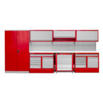 MOBILIER ATELIER AVEC SERVANTE 4,4 MÈTRES LONG