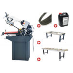 PACK 2 SCIE À RUBAN TORROS SC280V 230V INCL. 2 CONVOYEURS, 5 LAMES DE SCIE ET BIDON 5L REFROIDISSEMENT