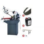 PACK 4M SCIE À RUBAN TORROS SC280G INCL. 2 CONVOYEURS 2 METRES,5 LAMES DE SCIE ET BIDON 5L REFROIDISSEMENT