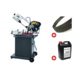 PACK SCIE À RUBAN MOBILE TORROS SC135G 230V + 3 LAMES DE SCIE + 1 BIDON DE LIQUIDE DE REFROIDISSEMENT DE 5L
