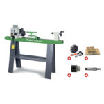 PACK TOUR À BOIS 306X900MM + MANDRIN 100MM + JEU 8 BURINS + MANDRIN À COURONNE