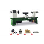 PACK TOUR À BOIS 355X510MM + MANDRIN 100MM + JEU 8 BURINS + MANDRIN À COURONNE