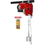 PALAN ÉLECTRIQUE 500 KG 60M 230V TÉLÉCOMMANDE SANS FIL