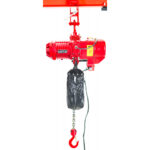 PALAN ÉLECTRIQUE INDUSTRIEL À CHAÎNE 1 TONNE 6 MÈTRES AVEC CROCHET