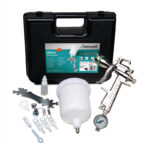 PISTOLET À PEINTURE PROFESSIONNEL AVEC RÉSERVOIR DE 680 ML