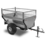 REMORQUE 500 KG AVEC BENNE BASCULANTE