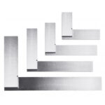 SET DE 4 ÉQUERRES À CHAPEAU DE PRÉCISION DIN875/0 - INOX