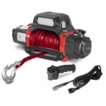 TREUIL ÉLECTRIQUE 24V 5443KG CÂBLE 26M SYNTHÉTIQUE TÉLÉCOMMANDE SANS FIL