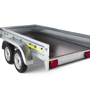 Remorque double essieux Trigano TR901522 280kg + roue jockey + bâchet et rehausses – Image 3