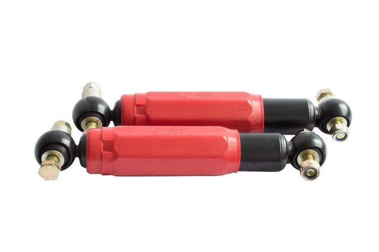 Kit: Deux Amortisseurs Pour Essieu Al-Ko Octagon 1800 - 3500 Kg Rouge